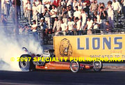 Lions Rare Photographic Memories drag racing photo