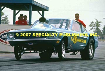 Lions Rare Photographic Memories drag racing photo - The Malco Gasser