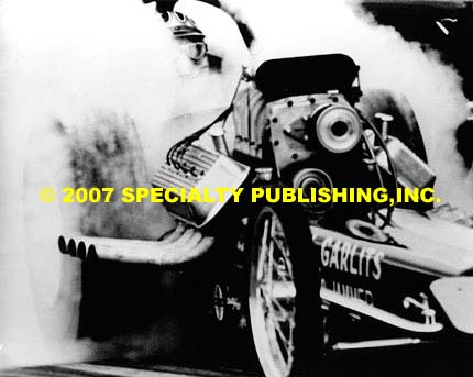 Lions Rare Photographic Memories drag racing photo - Garlits Night