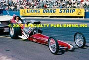 Lions Rare Photographic Memories drag racing photo