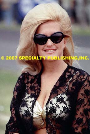 Lions Rare Photographic Memories drag racing photo - Linda Vaughn - Portrait